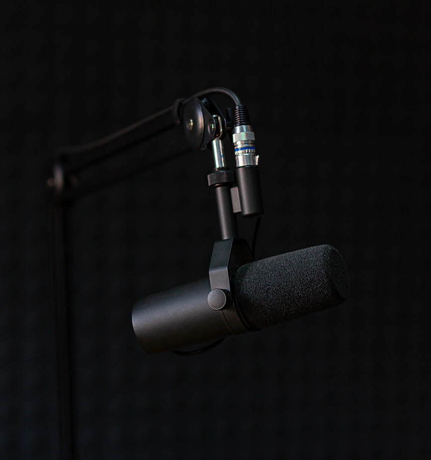 podcast studio sound